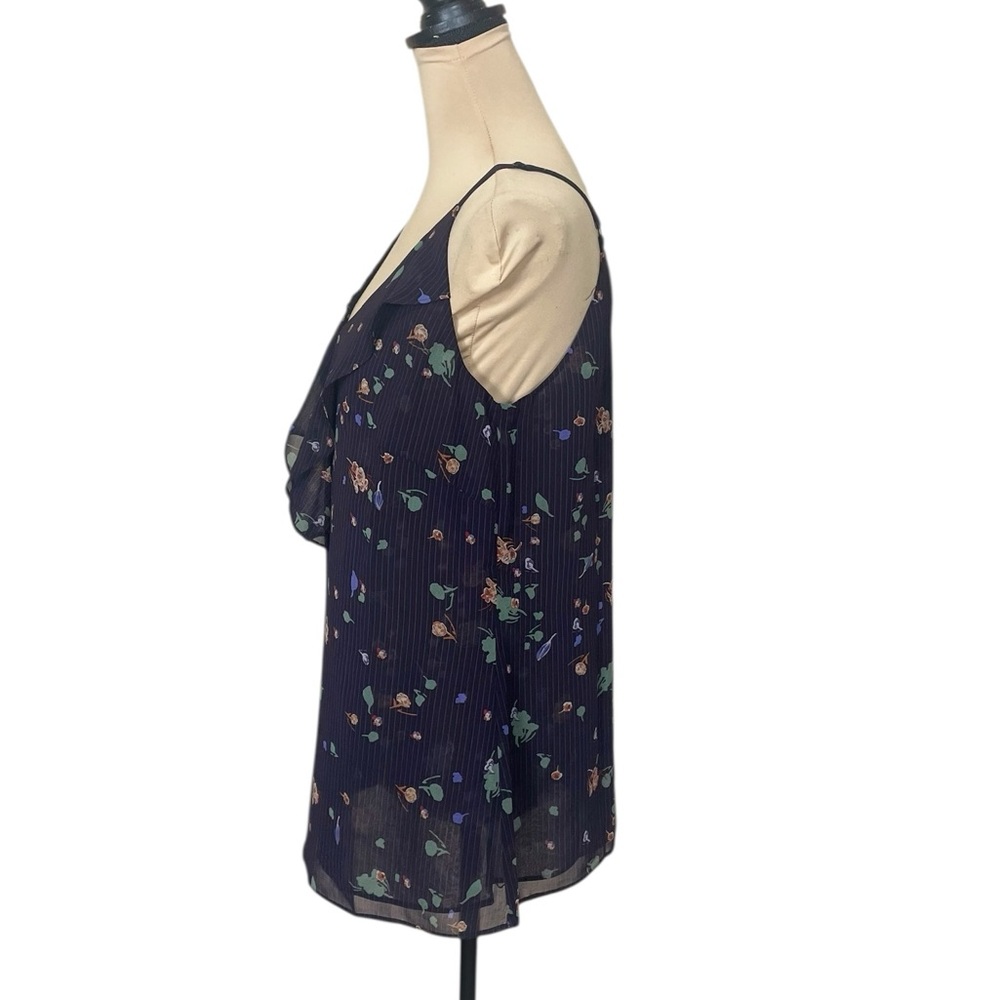 CAbi Pinstripe and Floral Camisole Top (N) - Picture 4 of 11